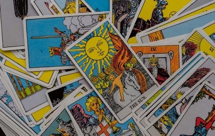 Deck of cards Tarot Rider-Waite.