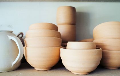 handmade ceramic bowls – free photo on Barnimages